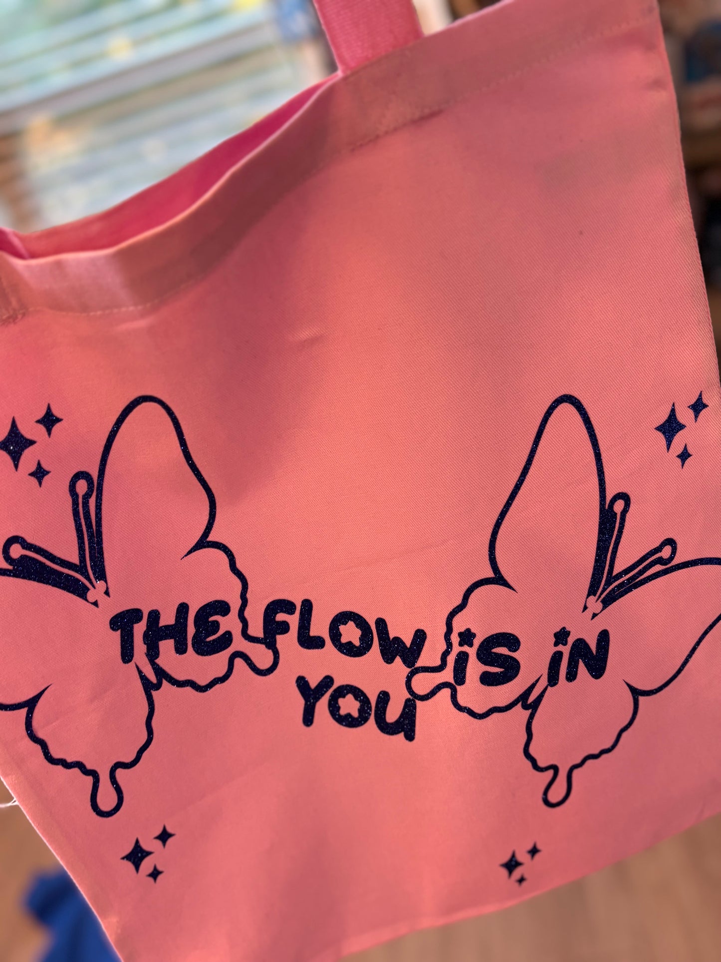 Pink Flow Tote: The Flow is in you